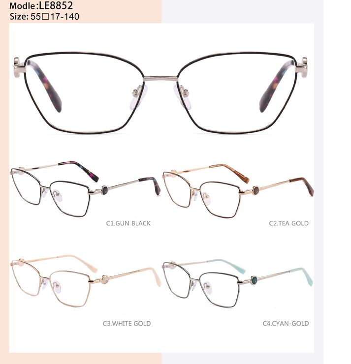 Оправа металлическая с флексом LE8852-DA