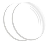 Polycarbonate material lenses, Ø65/70 mm with reinforced coating (price per pair!)