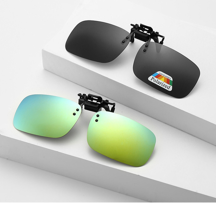 Насадка солнцезащитная для очков в футляре фотохромные и Polarized FK12