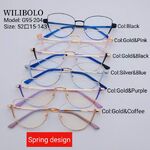 Оправа металлическая ультратонкая, с флексом Wilibolo G95-204