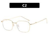 Metal glasses with blue light protection for women 9526-PN
