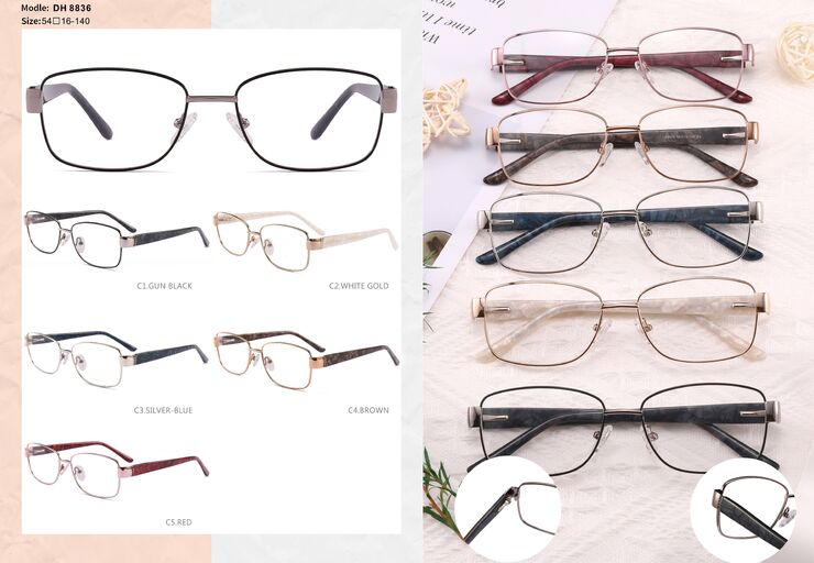 Оправа металлическая с флексом DH8836-DA