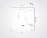 Моторизованный стол с электроподъёмным механизмом WZ-3D