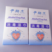 Wet disinfectant 75% alcohol wipes (price for 30 pieces pack)