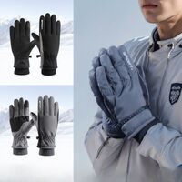 Windproof, frost-resistant, waterproof gloves for skiing, mountaineering, motorsports D-ST-23706