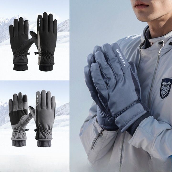 Windproof, frost-resistant, waterproof gloves for skiing, mountaineering, motorsports D-ST-23706