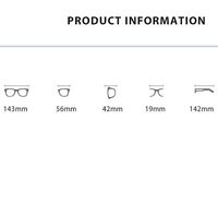 Metal Blue Block glasses with blue light protection FENQI F32005