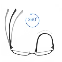 Blue Block metal glasses with blue light protection F1910