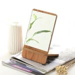 Table mirror for optics salon with yellow tint, 26*15 cm