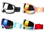 Ski and mountaineering goggles of large spherical mirrors H105