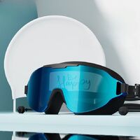 Swimming waterproof anti-fog goggles, with earpugls, box, cap, 8050-YU