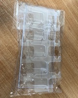 Подставка для очков настольная прозрачная на 10 мест HD900