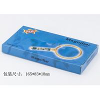 Magnifier, magnifying glass with a handle with a dragon pattern 金-龙80-XX, diameter: 66 mm, magnification: 6X