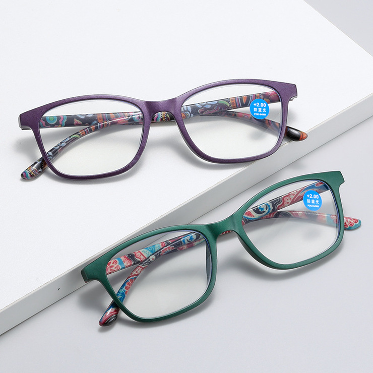 Plastic eyeglasses for reading KY3031 Blue ray cut, diopters from +1.00 to +4.00, PD62-64