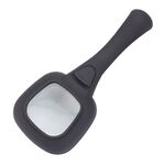 Magnifier with universal backlight, magnifying glass with handle 600558-XX, size: 52x52 mm, magnification: 6X