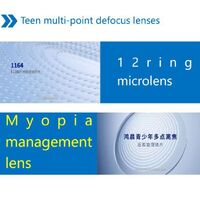 Plastic PC lenses for glasses 1.59 with multi-point defocusing, diameter 73 mm (price per pair)