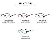 Plastic eyeglasses KY8102 Blue ray cut, no diopters, PD62-64