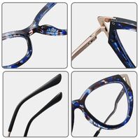 TR90 plastic frame or glasses with blue light protection, with spring hinges FA87307 
