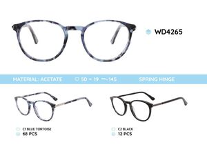 Plastic acetate eyeglasses frame for women WD4265