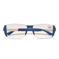 TR90 eyeglasses for reading 201连体切边软 Blue ray cut, diopters from +1.00 to +4.00, PD62-64