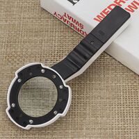 Magnifier with universal backlight, magnifying glass with handle 600557H-XX, size: diameter 60 mm, magnification: 4X