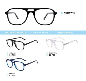 Plastic frames for glasses acetate material WD1231