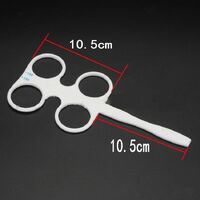 Ophthalmic adjustable flipper, test simulator for ophthalmology, from +/-0.5 to +/-4.0