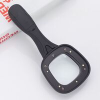 Magnifier with universal backlight, magnifying glass with handle 600558A-XX, size: diameter 60 mm, magnification: 4X