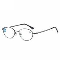 Очки металлические для чтения JY1818 с защитой Blue ray cut, от +1.00 до +4.00, РМЦ=62-64