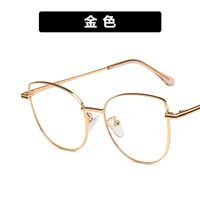 Metal glasses with blue light protection for women 35036-PN