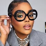 Plastic glasses with blue light protection for women M6137-PN