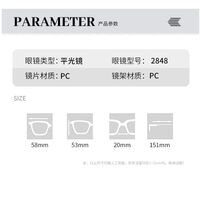 Polarized plastic sunglasses with UV400 protection 2848-3-GT