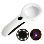 Magnifier with universal backlight, magnifying glass with handle 9586-XX, diameter 55 mm, magnification: 4Х