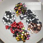 Rectangular rhinestones with a flat bottom for frames and glasses decorating PD0038, 2.5-7 mm (price per piece, min. order - 100 pcs)