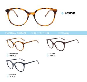 Plastic acetate eyeglasses frame for women WD1511
