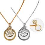 Magnifier, magnifying glass in the form of pendant around the neck 12097-XX, diameter: 40 mm, magnification: 4.5Х