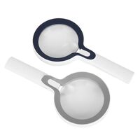 Magnifier with universal backlight, magnifying glass with handle 8013手持-XX, diameter 108 mm, magnification: 5Х, 10Х
