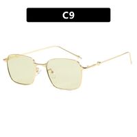 Metal glasses with blue light protection for women 9526-PN