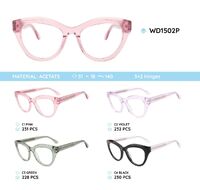 Plastic acetate eyeglasses frame for women WD1502