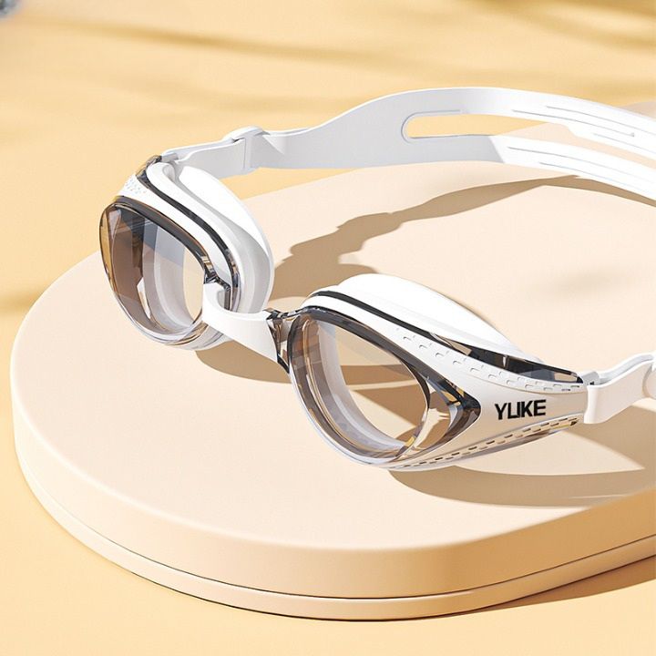 Swimming waterproof anti-fog goggles, diopters from -2.00 to -6.00, 8001-YU
