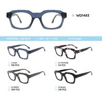Plastic acetate eyeglasses frame for women WD1483