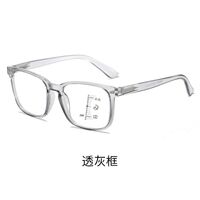 Plastic glasses for reading multi-focus, with Blue ray cut protection and flex hinges, diopters from +1.00 to +4.00, RMC=62-64, KY8082T弹簧多焦点