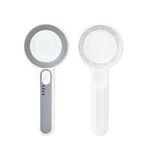 Magnifier with universal backlight, magnifying glass with handle 5012C-XX, diameter 50 mm, magnification: 5Х