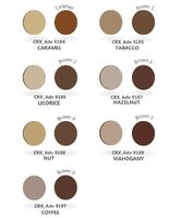 Paint powder TCN for coloring plastic CR39 lenses with an index of 1.50, set of 10 packs of 10 g each