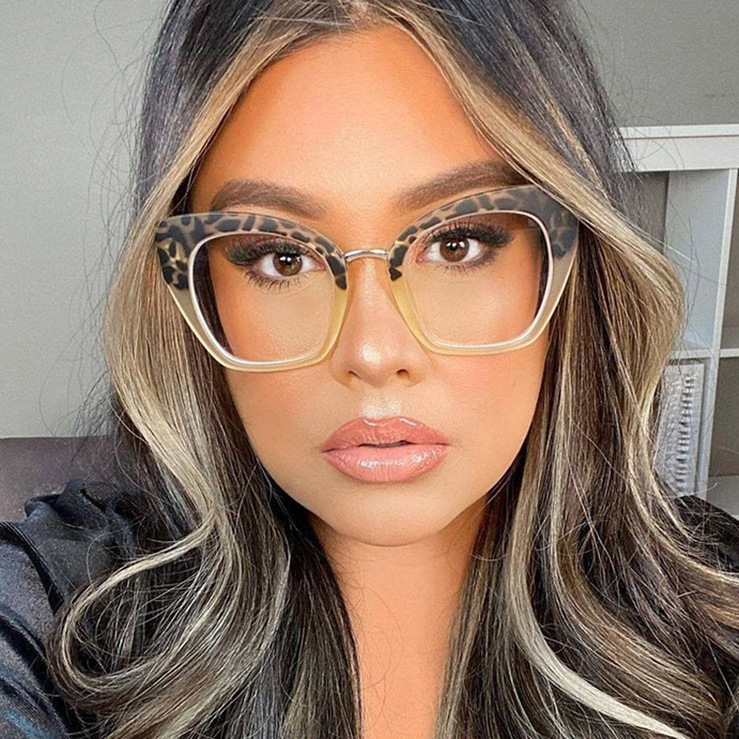 Plastic glasses with blue light protection for women 0320-395-PN