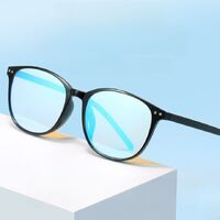 Blue Block plastic glasses with blue light protection for colorblind people, with case KY6008-8色盲片