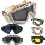Safety shockproof tactical goggles 沙漠蝗虫-单支