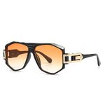 Plastic + metal retro sunglasses for men Elit LH091-1-EL