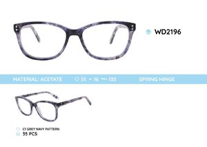Plastic acetate eyeglasses frame for women WD2196