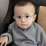 Metal glasses with blue light protection for children 儿童太子镜防蓝光-PN